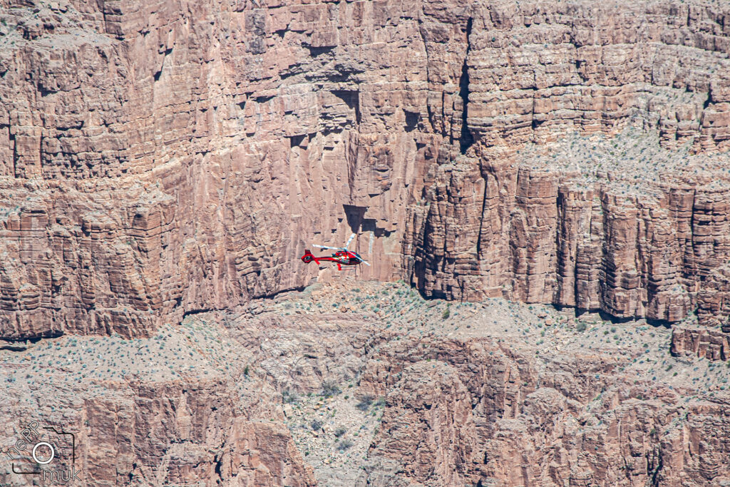 Grand Canyon, Arizona, Guano Point, Colorado River, Helicopter © Hannes Endreß